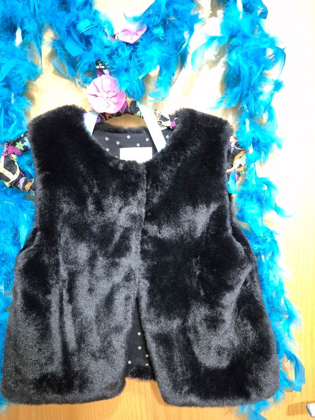 Chaleco Okaïdi Negro Niñas