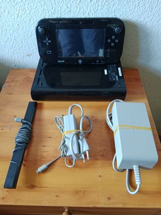 Nintendo Wii U Negra Completa