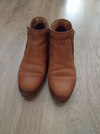 Botines Marrones Mujer