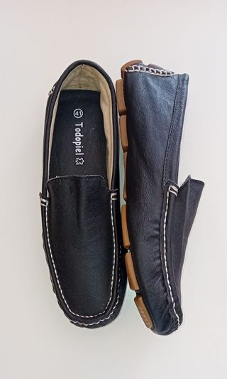 Mocasines Todopiel Piel Negra Talla 41 unisex