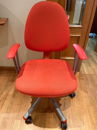 Silla de escritorio juvenil color naranja