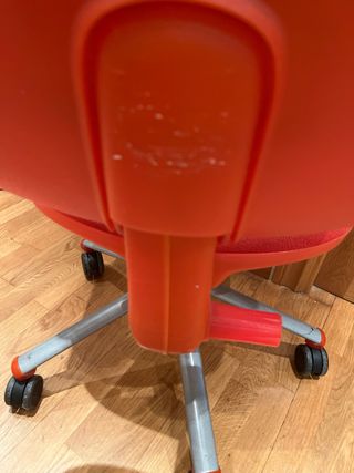 Silla de escritorio juvenil color naranja