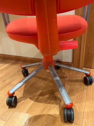 Silla de escritorio juvenil color naranja