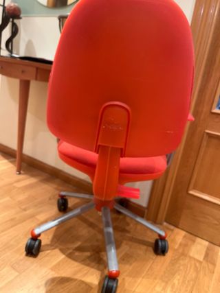 Silla de escritorio juvenil color naranja