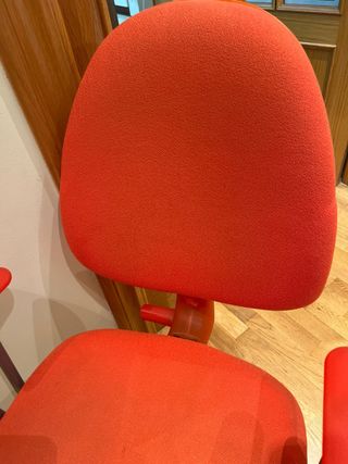Silla de escritorio juvenil color naranja