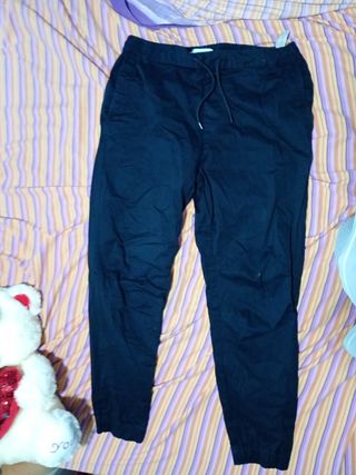 Pantalón Zara Negro Hombre