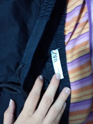 Pantalón Zara Negro Hombre
