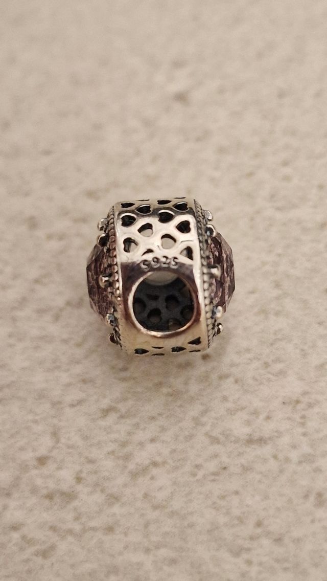 Charm Pandora Pietre Rosa e Lilla