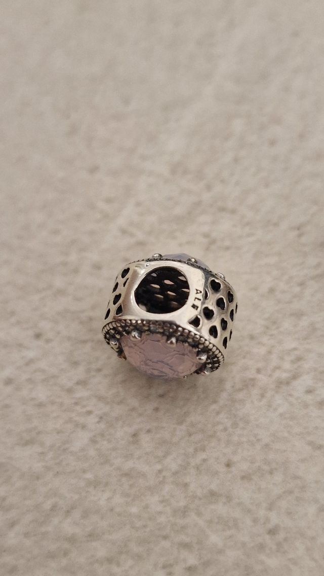 Charm Pandora Pietre Rosa e Lilla