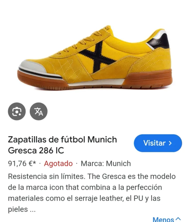 Zapatillas Munich Futbol Gresca 286