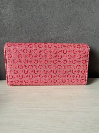Portafoglio Guess Rosa Monogram