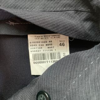Traje de chaqueta negro hombre