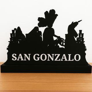 Silueta del Cristo de San Gonzalo de Sevilla.