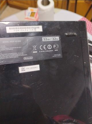 Nintendo Wii U Negra