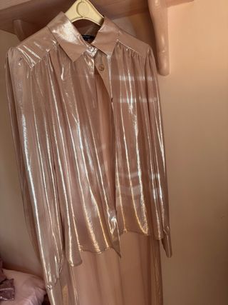 Camicia donna oro rosa