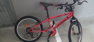 Bicicleta Infantil B'TWIN Roja