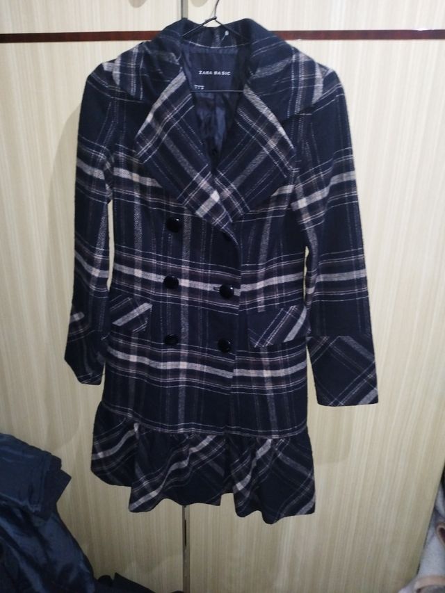 Vestido Zara cuadros invierno