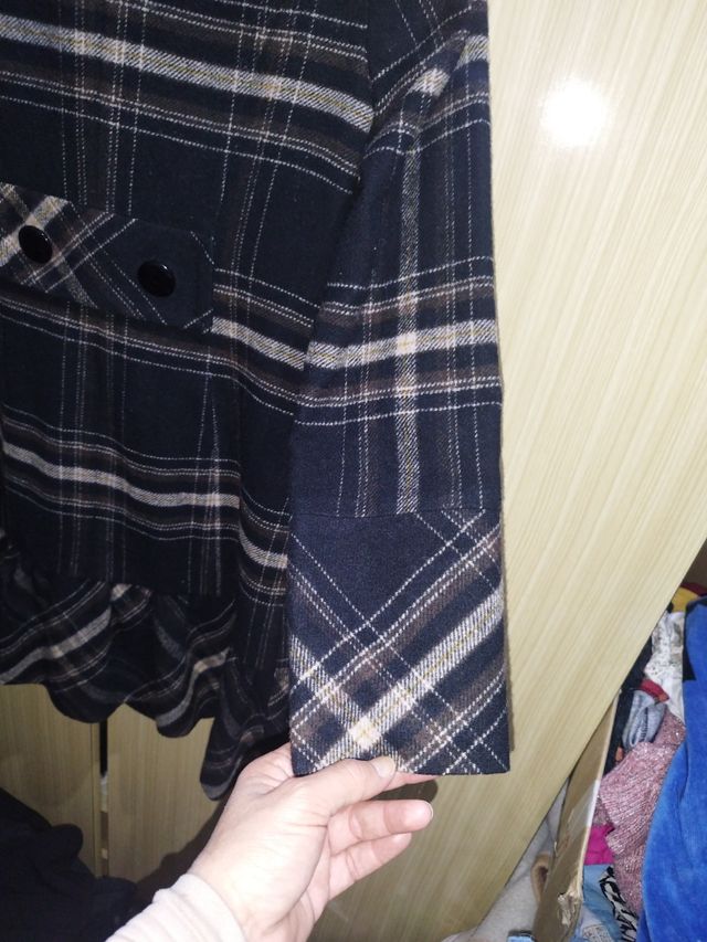 Vestido Zara cuadros invierno