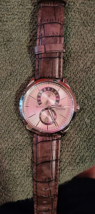 Reloj Festina Marrón y Plateado