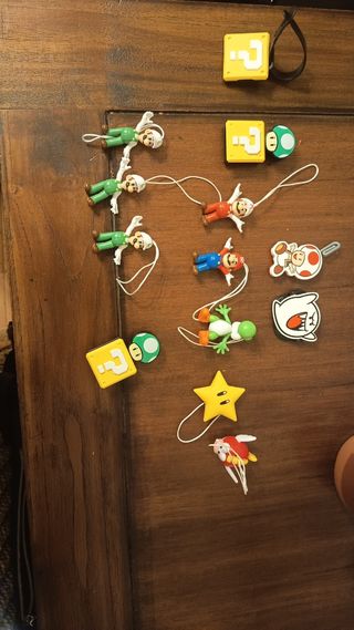 Figuras Mario Bros y Luigi