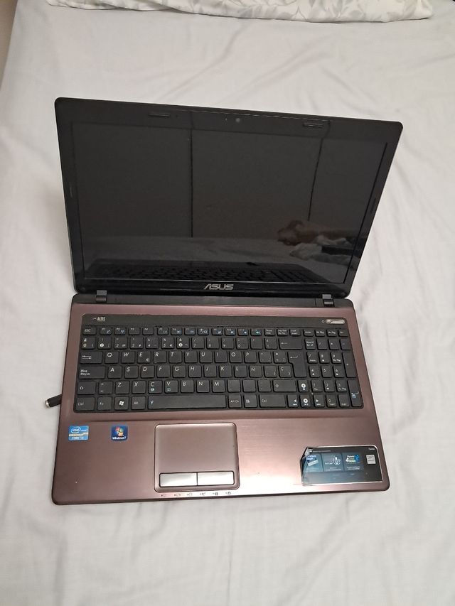 Portátil Asus K53E Negro/Gris