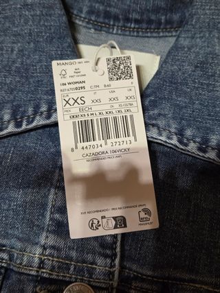 Chaqueta Vaquera Mango 