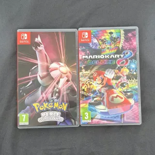  Pokémon Perla Reluciente y Mario Kart 8 Deluxe