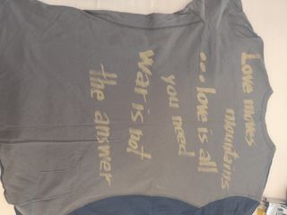 Camiseta Desigual Hombre Gris y Azul