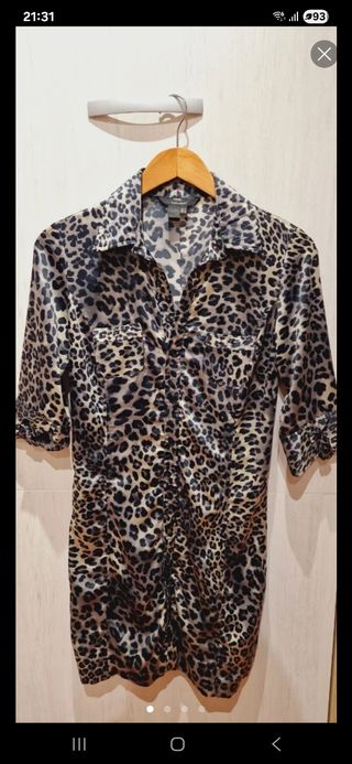 Vestido Zara Animal Print.