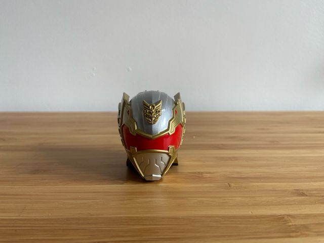 Casco gris power rangers