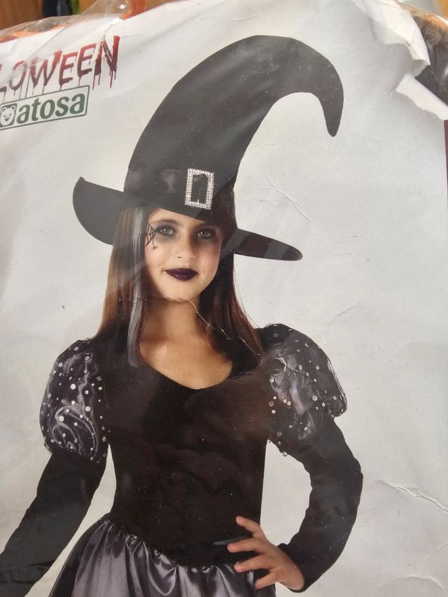 Disfraz Bruja Halloween Niña