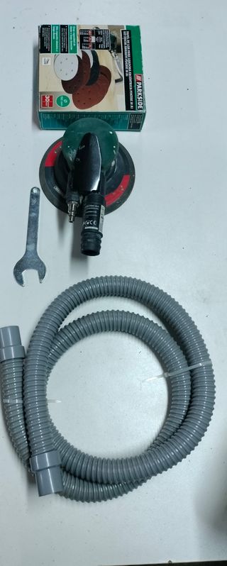 Lijadora Neumática Parkside + Accesorios