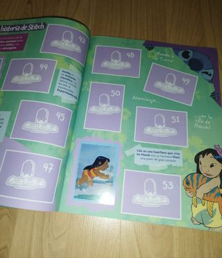 Álbum de cromos Disney Stitch