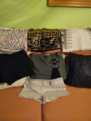 Lote Faldas Cortas y Pantalón