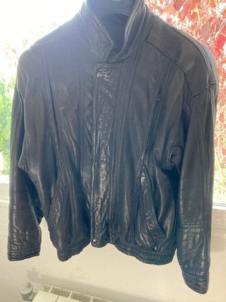 Cazadora Piel Vintage Zagarello Hombre