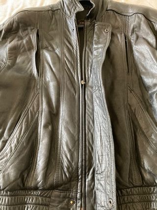 Cazadora Piel Vintage Zagarello Hombre