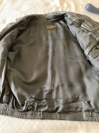 Cazadora Piel Vintage Zagarello Hombre