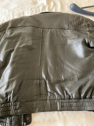 Cazadora Piel Vintage Zagarello Hombre