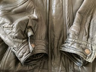 Cazadora Piel Vintage Zagarello Hombre