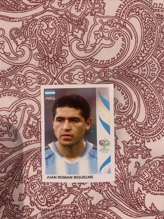 Cromo Riquelme Argentina Mundial 2006