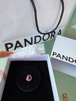Pulsera Pandora Original +Chamrs +Cadena Seguridad