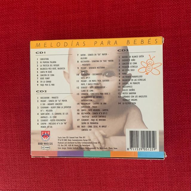 Melodías para bebés 3 CDs