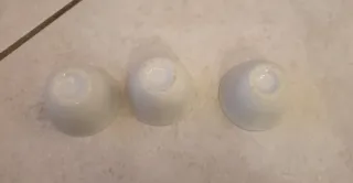 Set di 3 candele in vasettino