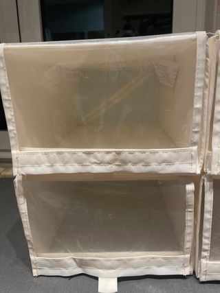 Cajas organizadoras zapatos Ikea transparentes