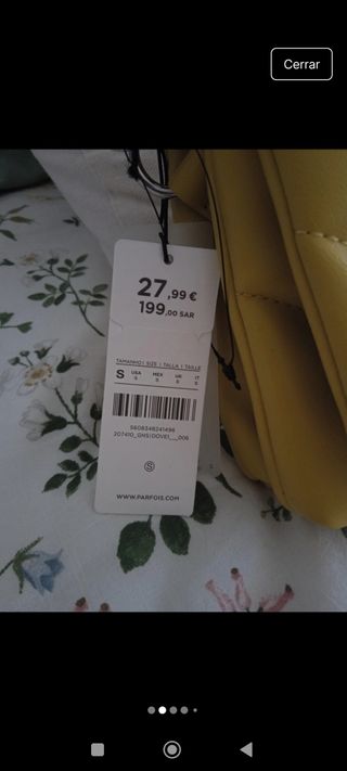 Bolso Parfois amarillo