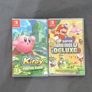  Kirby y la Tierra Olvidada + Mario Bros U Deluxe