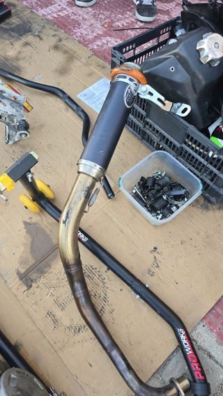 Tubo de escape Turbokit para Pitbike