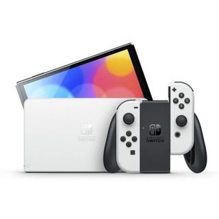 Nintendo Switch OLED + 2 Joy-Cons + Portamando