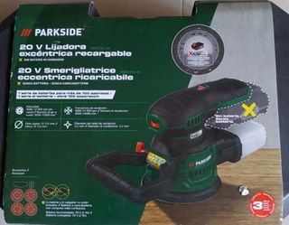 Lijadora Parkside X20 Team con Batería y Cargador