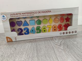Puzzle Montessori números y figuras